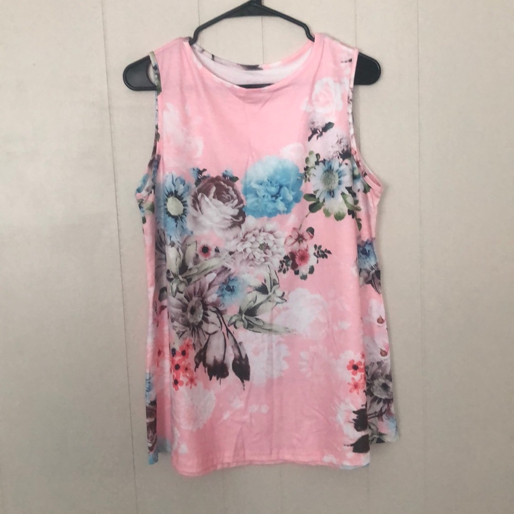 Floral tank top